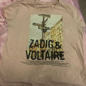 Zadig & Voltaire Pink T-Shirt - New w/o tags